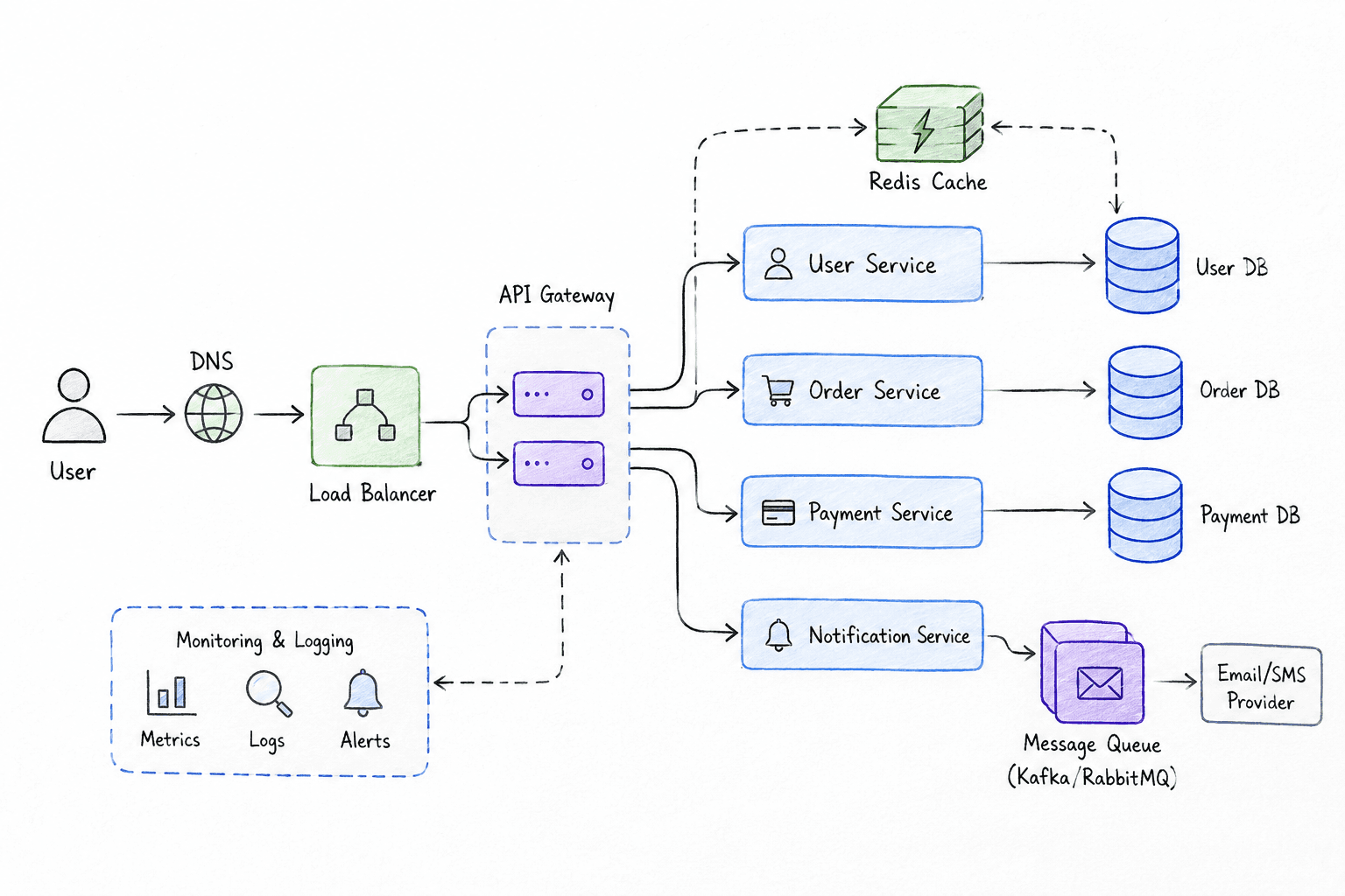 System design illustration